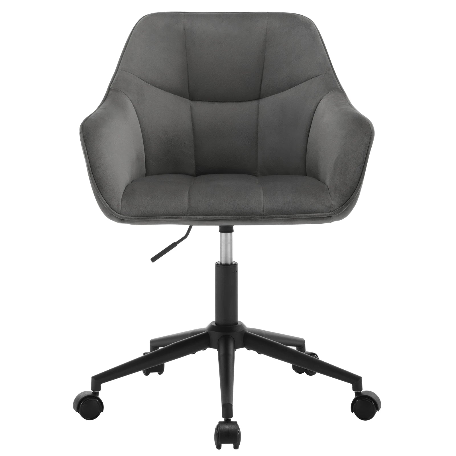 Velvet Office Chair – Swivel & Adjustable with Armrests
