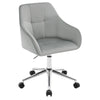 Velvet Office Chair – Swivel & Adjustable with Armrests