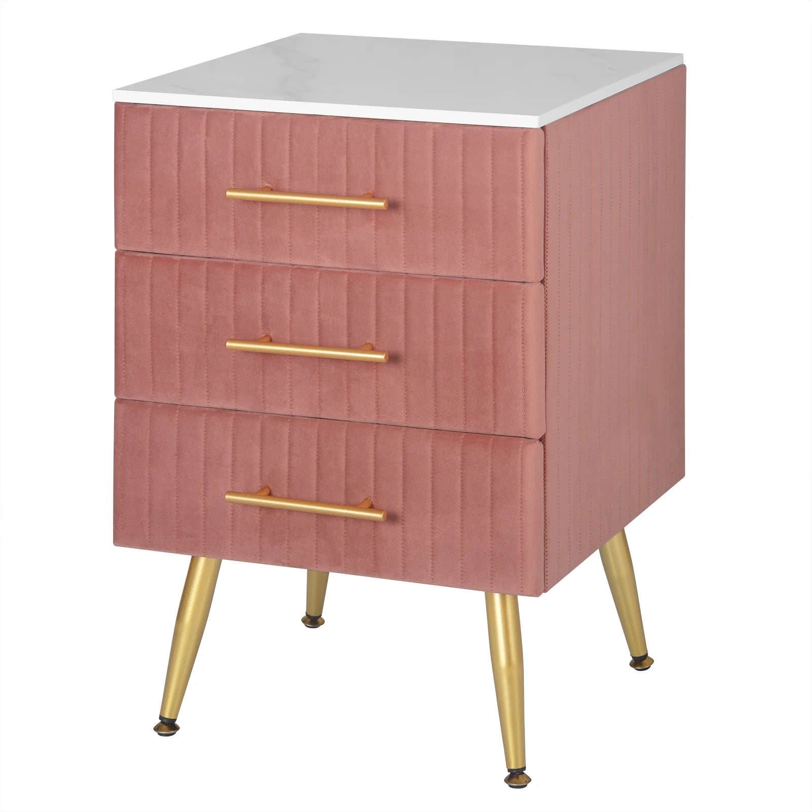 Bedside Cabinet with 3 Drawers – Compact Storage for Bedroom or Living Room